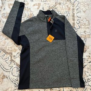 Men’s Spyder Quarter Zip Fleece NWT